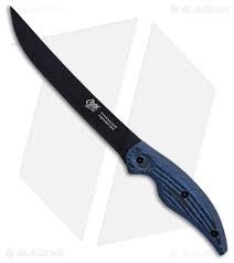 Camillus Cuda 7" Wide Fillet Fixed Blade Knife Blue