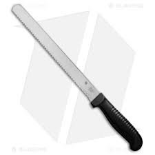 Spyderco 10" Bread Knife Black Polypropylene K01SBK