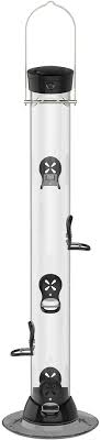 Droll Yankees 18-inch Onyx Mixed Seed Tube Bird Feeder