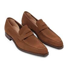 GEORGE CLEVERLEY SUEDE LOAFERS