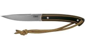 CRKT Folts Biwa Fixed Blade Knife Brown/Black G-10
