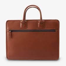 Allen Edmonds Saddle Leather Collection - Single Gusset Briefcase