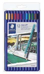 Staedtler Ergosoft Triangular Colored Pencils