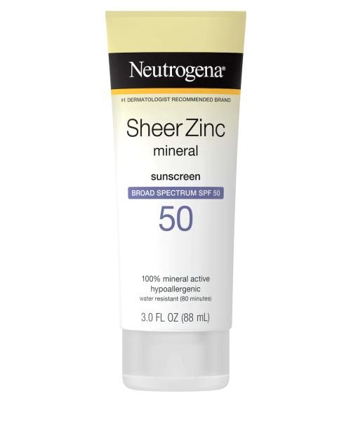 Neutrogena Sheer Zinc Sunscreen Lotion