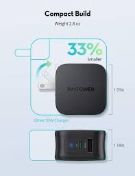 RAVPower 30W Dual Port Compact PD Charger