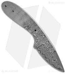 Tallen 7" Drop Point Hunter Knife Damascus Blade
