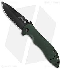 Kershaw Emerson CQC-5K Liner Lock Knife Green G-10