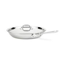 All-Clad D3 Stainless 12″ Fry Pan with Lid