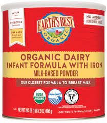 Earth’s Best Organic Dairy Infant Formula