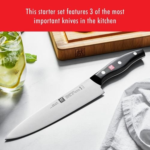 Zwilling Twin Signature 3-pc Starter Kitchen Knife Set