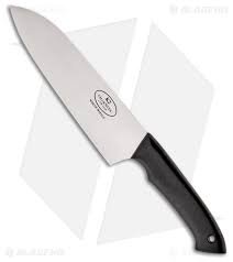 Fallkniven K2 Santoku Fixed Blade Knife Black