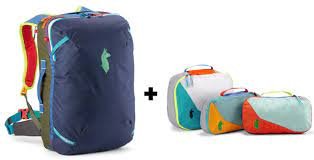 Cotopaxi Allpa 35 L Del Dia Travel Pack & Packing Cubes Bundle