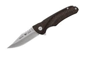 Buck Sprint Pro Liner Lock Knife Burlap Micarta