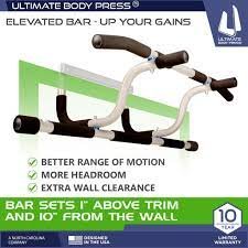 Ultimate Body Press Elevated Doorway Pull-Up Bar