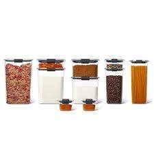 Rubbermaid Brilliance Pantry Food Storage Containers
