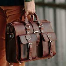 Saddleback Leather Flight Bag Leather Briefcase