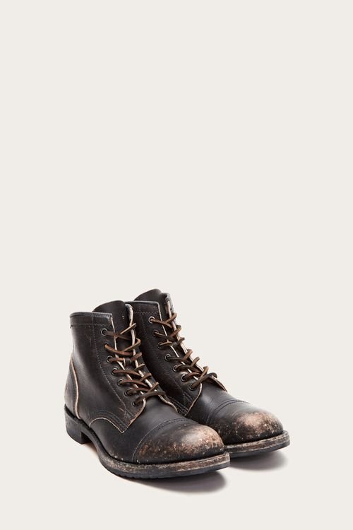 FRYE 150TH ANNIVERSARY LIMITED EDITION LOGAN CAP TOE LACE UP BOOT