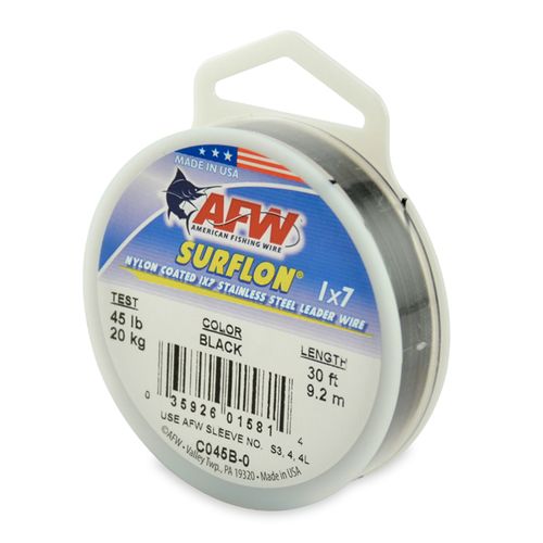 American Fishing Wire Surflon Nylon Coated 1x7 Stainless Steel