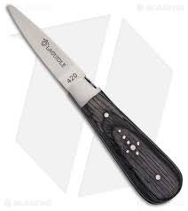 Baladeo Laguiole Oyster Fixed Blade Knife Black