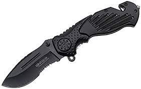 Tactical spring assisted  rescue knife ,Wartech