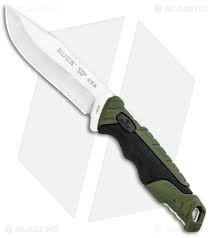 Buck Pursuit Small Fixed Blade Knife Green GFN