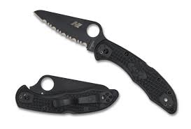 Spyderco Salt 2 Lock Back Knife Black FRN