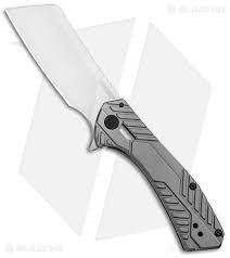 Kershaw Static Cleaver Frame Lock Knife Gray