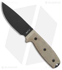 Ontario OKC Rat-3 Fixed Blade Knife Tan Micarta