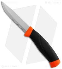 Morakniv Companion F Fixed Knife Black/Orange Handle
