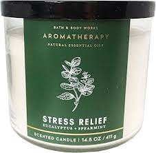 Bath & Body Works Aromatherapy Stress Relief 3-Wick
